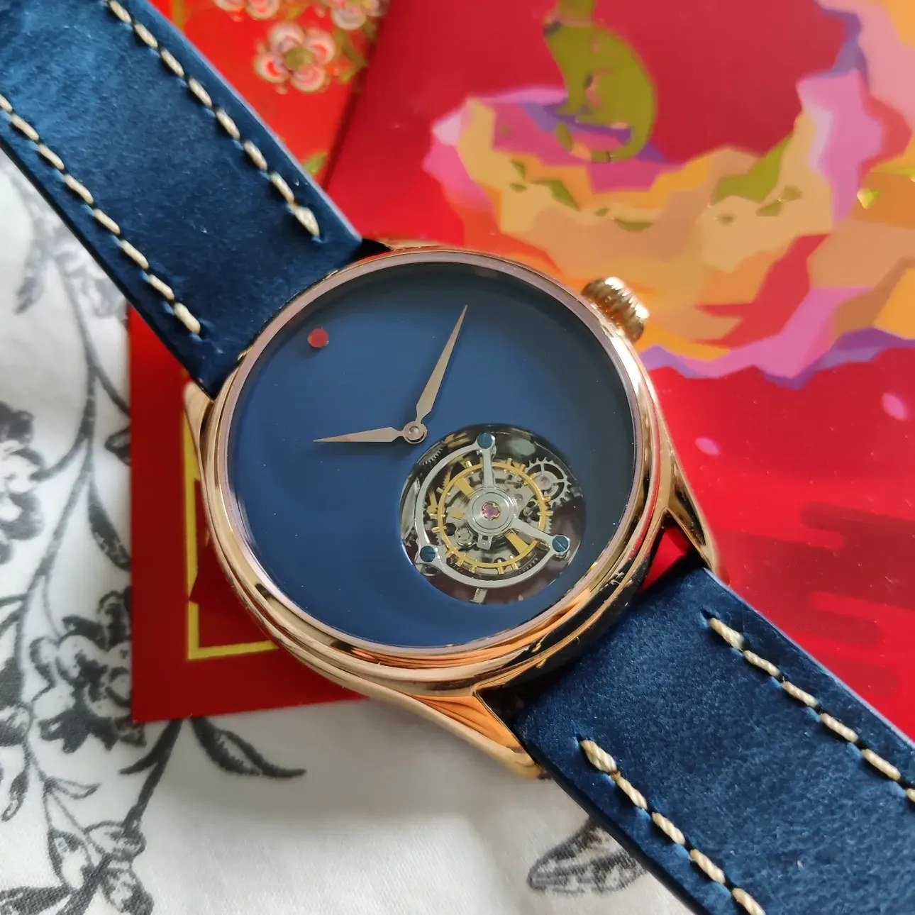 Absolut Tourbillon Traditions enamel dial